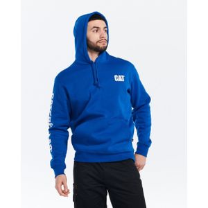 Caterpillar - Trademark Banner - Hoodie - Blauw - Katoen/poly-fleece