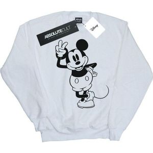Li-cense Disney heren mickey mouse peace hand sweatshirt