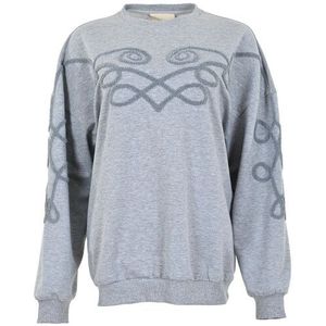 Maicazz - Pleun Sweater - Grijs - Dames - Katoen