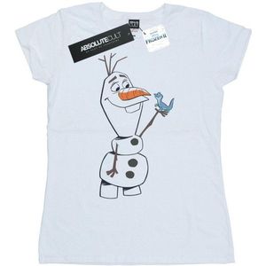 Li-cense Disney dames frozen 2 olaf en salamander katoenen t-shirt