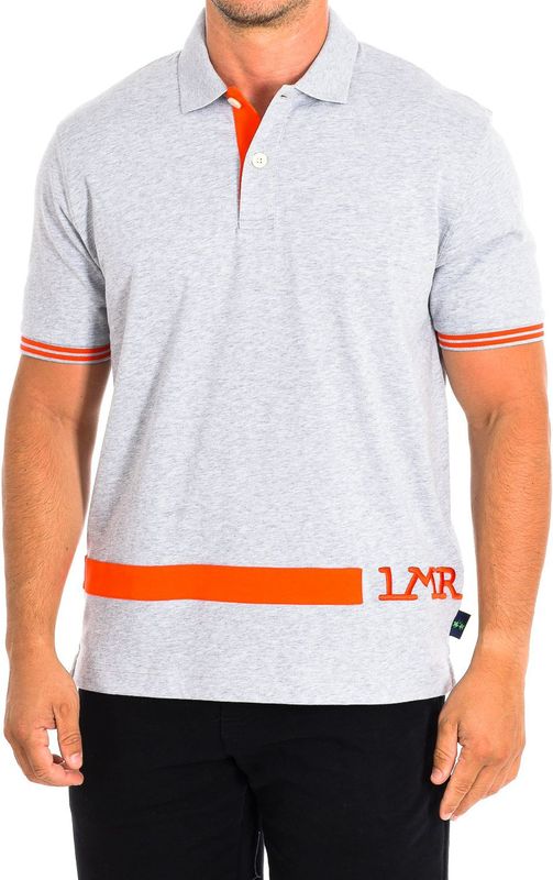 La Martina - TMP304-JS303 - Polo met Korte Mouwen - Grijs