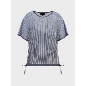 Emporio Armani - T-shirt - Blauw - Korte Mouwen