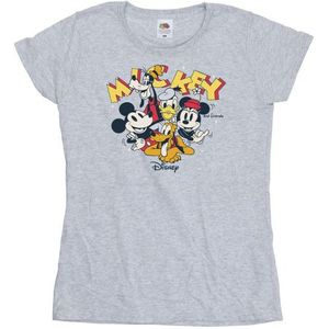 Li-cense Disney dames mickey mouse groep katoenen t-shirt