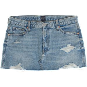 Lage taille denim rok 601178 dames