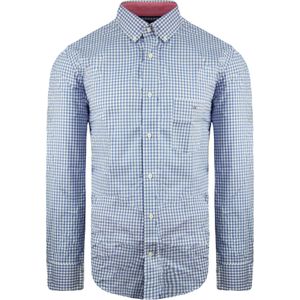 Eden Park - Geruit Overhemd - Veelkleurig - Heren Oxford Regular