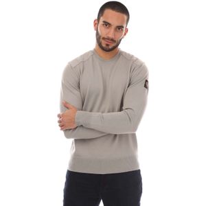 Belstaff - Kerrigan Crewneck - Gebreide Trui - Grijs - 100% Wol