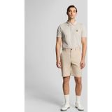 Lyle & Scott - Course Stretch Chino Shorts - Wit - Korte Broeken
