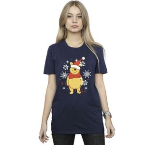 Li-cense Disney dames winnie de poeh winter wensen katoenen vriendje t-shirt