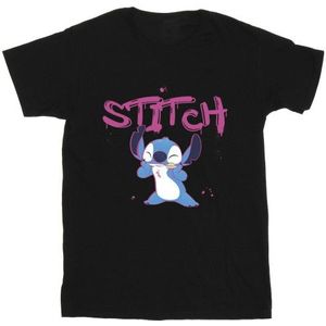 Li-cense Disney heren lilo en stitch graffiti t-shirt