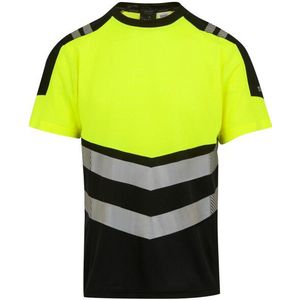 Regatta - Heren High-Vis T-shirt - Reflecterend - Korte Mouwen - UPF 40+