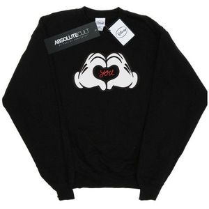 Sweater - Gedrukt - Zwart - 50% Katoen, 50% Polyester