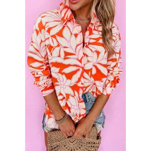 Bloemenprint Overhemdtop