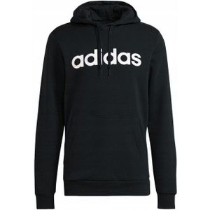 Adidas - Essentials Linear Logo - Hoodie - Zwart