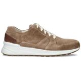 Gijs - 2121 - Nette Schoenen - Beige - Suede - Leer - Vetersluiting