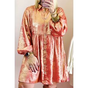 Metallische Accenten Kraagshirt