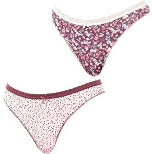 Set van 2 Coquettes Katoenen Strings 1030787 voor dames