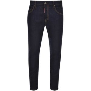 Dsquared2 - Skater Jean - Marineblauw - Slim Fit - Taps Toelopende Pijpen