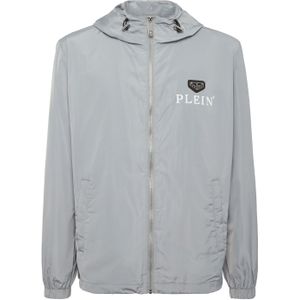 Philipp Plein - Nylon Windbreaker - Grijs - Heren