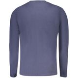 T-shirt - Blauw - Cotton Crew-Neck
