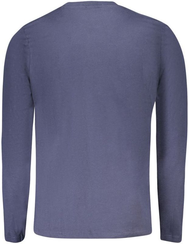 T-shirt - Blauw - Cotton Crew-Neck