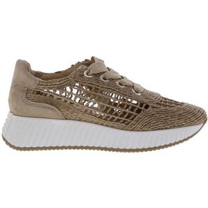 Softwaves - 018 Macrame - Sneakers - Bruin - Textiel