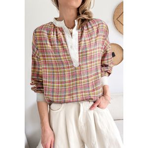 Geruite Blouse Relaxed Fit