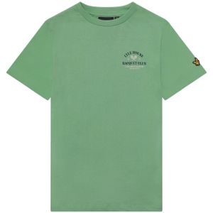 Lyle And Scott - Racquet Club Graphic - T-shirt - Groen