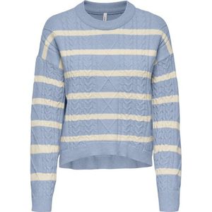 Only Onlkatia ls cable o-neck pullover cc knt dessin