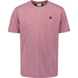 No Excess - T-shirt - Melange Jacquard - Donkerrood