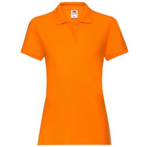 Fruit of the Loom - Dames Premium Effen Poloshirt - 100% Katoen - Korte Mouwen