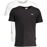 Fila - Bari - T-shirt - 100% Katoen - Dubbelpak