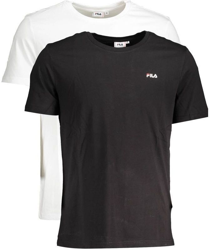 Fila - Bari - T-shirt - 100% Katoen - Dubbelpak