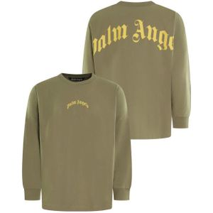 Palm Angels Heren back curved longsleeve