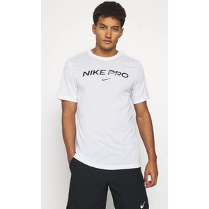 Nike Pro - Dri Fit - T-shirt - Wit