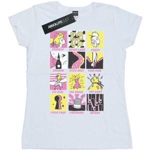 Li-cense Disney dames tinkerbell vierkantjes katoen t-shirt