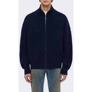 Flaneur Homme Heren badge knit cardigan