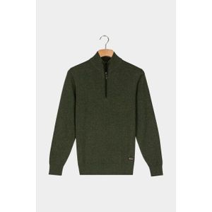 Baileys - Half Zip - Pullover - Groen - 100% Katoen