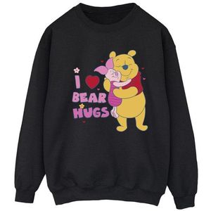 Sweater - Gedrukt - Zwart - 50% Katoen 50% Polyester