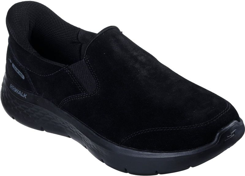 Skechers - Go Walk Flex - Sneakers - Zwart - Suède
