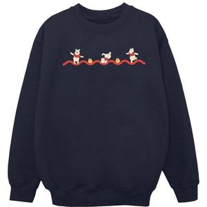 Sweater - Gedrukt - Katoen/Polyester - Lange Mouwen - Crew Neck