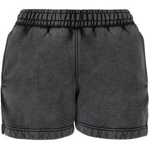 Urban Classics Dames stone wash korte broek