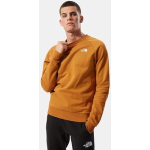 The North Face - Raglan Back Box - Heren Crewneck Sweatshirt - Tan