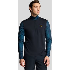 Lyle & Scott - Printed Contour Midlayer - Marineblauw - Vest