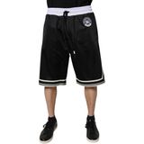 Dolce & Gabbana - Bermuda Sweat Shorts - Zwart/Wit - 100% Polyester