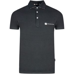 Aquascutum - Aldis Crest - Poloshirt - Zwart