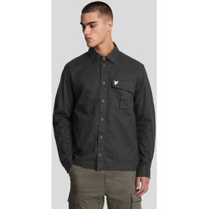 Lyle & Scott geplooide overshirt met zakken - lak