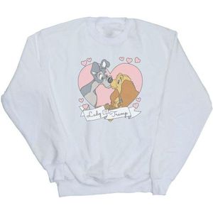 Li-cense Disney dames lady and the tramp love sweatshirt