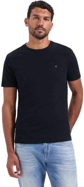 No Excess - Shirt - Zwart - Kwartmouw - Normale Pasvorm