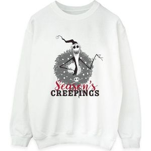 Li-cense Disney dames the nightmare before christmas seasons creepings krans sweatshirt