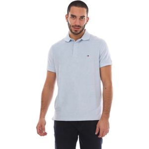 Tommy Hilfiger - Micro Towelling - Poloshirt - Blauw - Regular-Fit